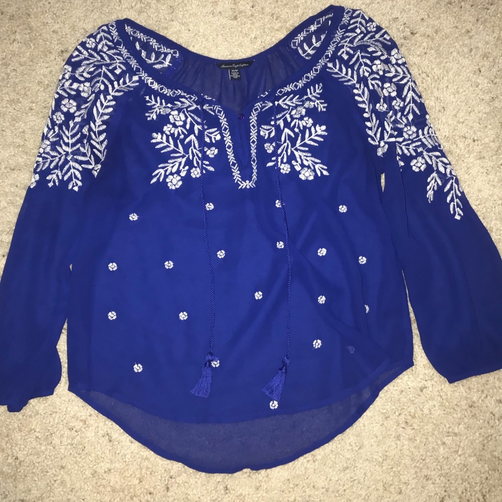 American Eagle sheer top